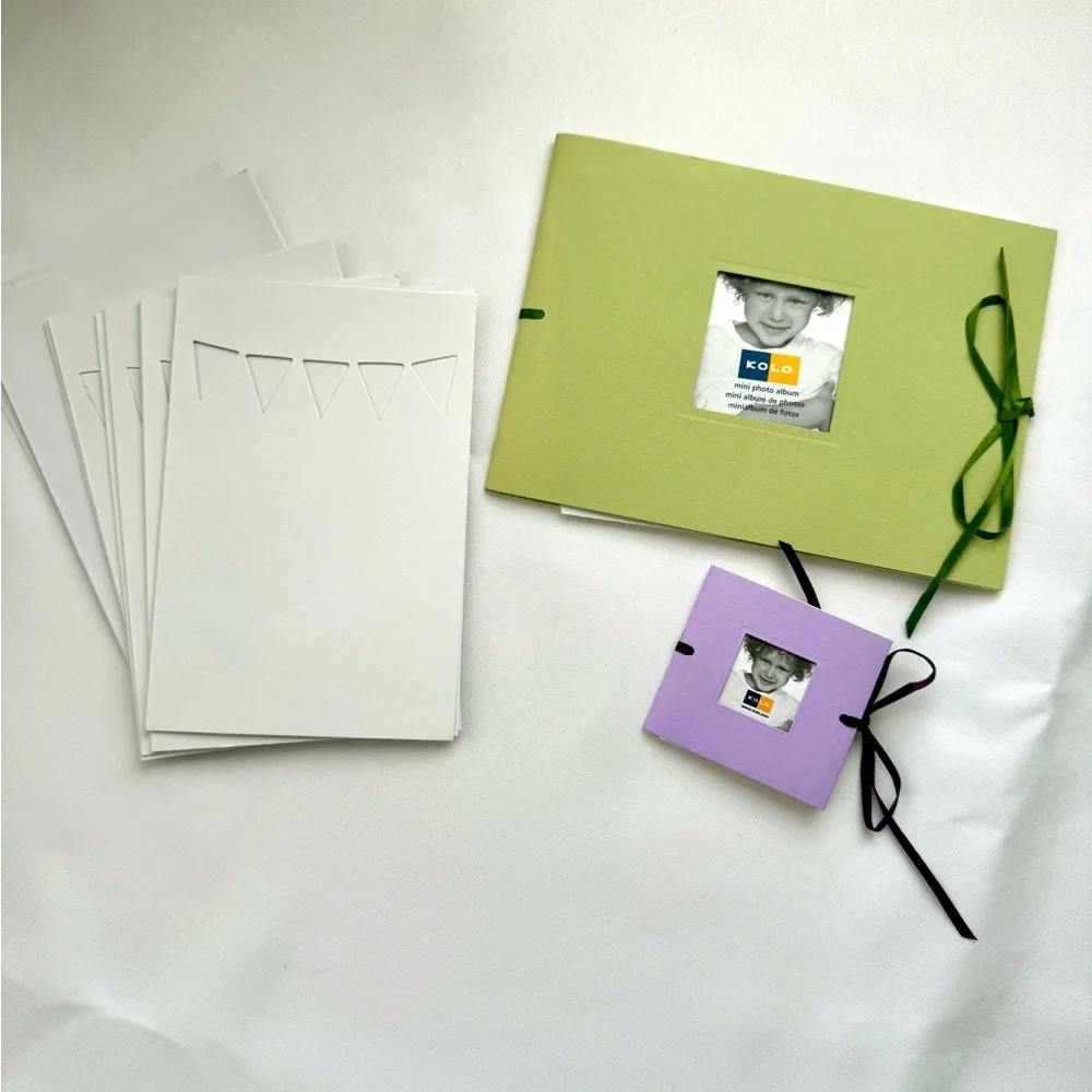 Craft cards and books blank cards and book pages